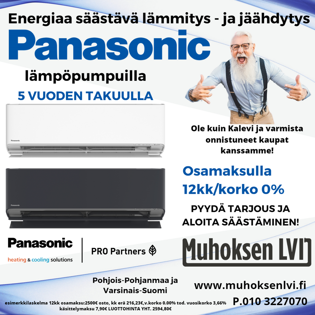 Panasonic lämpöpumput